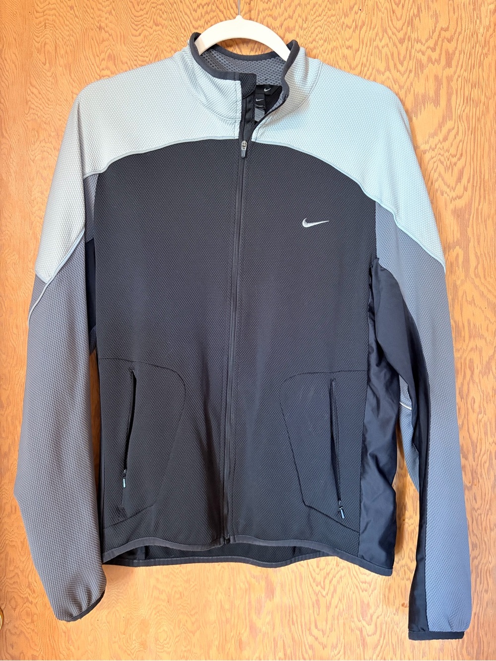 Nike Men’s Black & Light Gray Performance Track Jacket